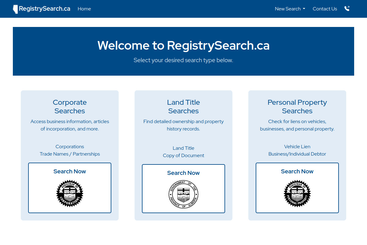 RegistrySearch.ca