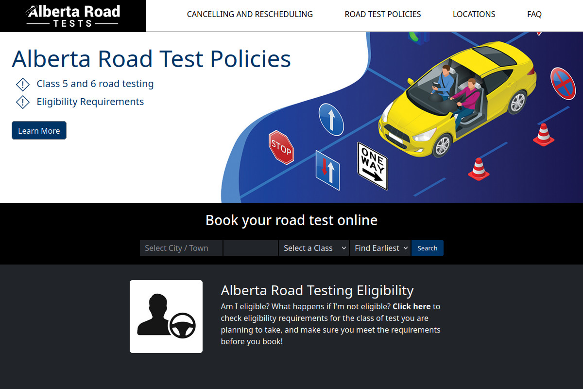 Alberta Road Tests